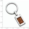 thumbnail image 3 of Edward Mirell Titanium Brown Leather Key Band Ring Size, 3 of 7