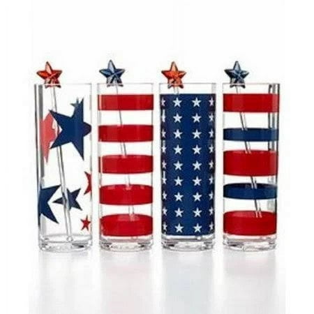 Martha Stewart Collection Summer Entertaining 8-Piece Drink Set w/ Stirrers