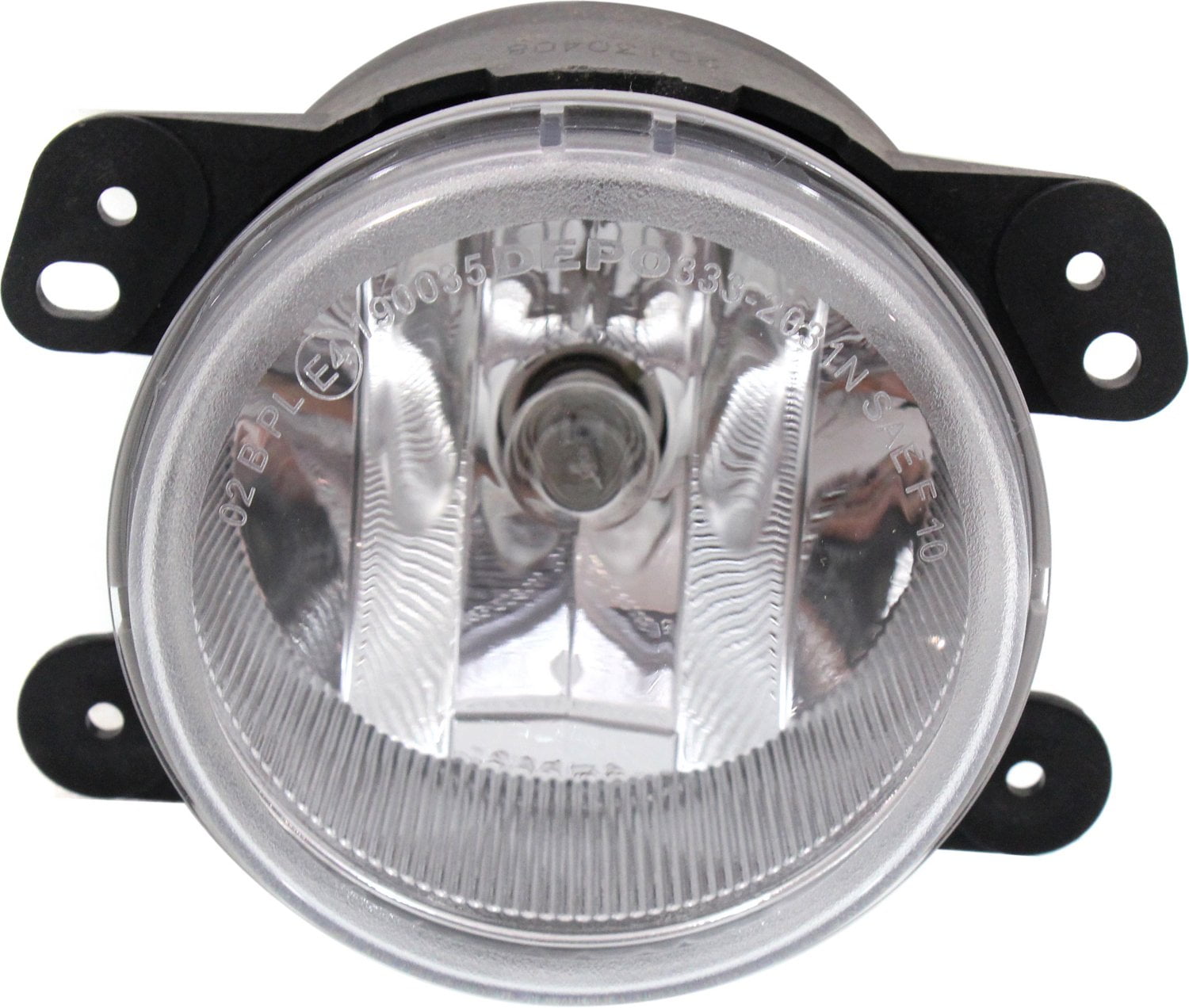 Garage-Pro Front Fog Light Set of 2 Compatible With 2010-2020 Dodge Journey, Fits 2010-2022 Jeep Wrangler OE comparable Halogen With bulbs Driver and Passenger Side CAPA