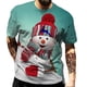thumbnail image 1 of Camisetas navideñas con estampado 3d divertido de Papá Noel, camisetas de gran tamaño, camisetas para hombre, camisas informales de vacaciones de verano con cuello redondo, ropa Harajuku para hombre, 1 of 4