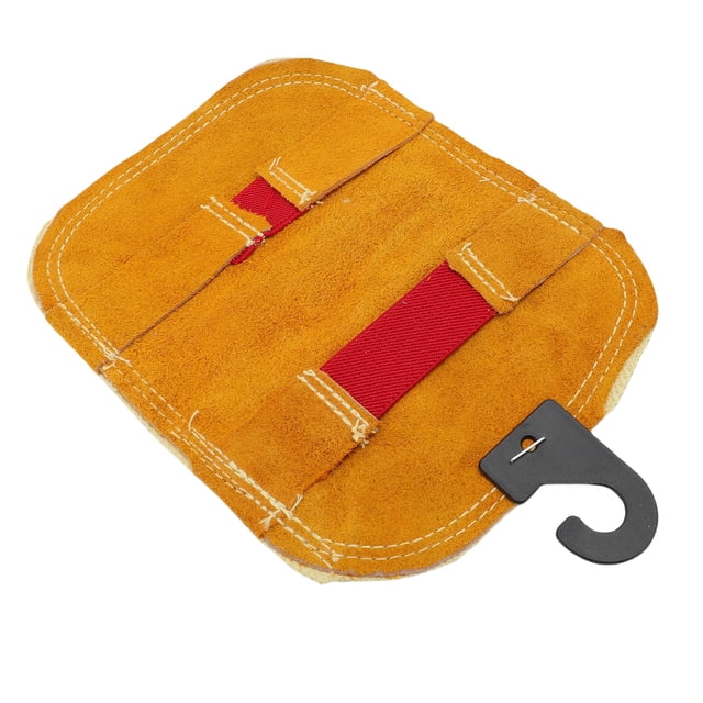 Almohadilla De Mano Para Soldar, 2 Capas De Cuero, Espalda Aluminizada, Guantes De Soldadura A Prueba De Altas Temperaturas, Protector Térmico Para Cortar Y Fundir