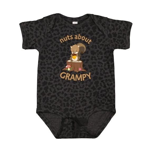 Inktastic Nuts About Grampy Boys or Girls Baby Bodysuit