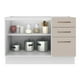thumbnail image 3 of Mueble de Cocina MADESA Agata 2 Puertas 3 Cajones Blanco Crema, 3 of 5