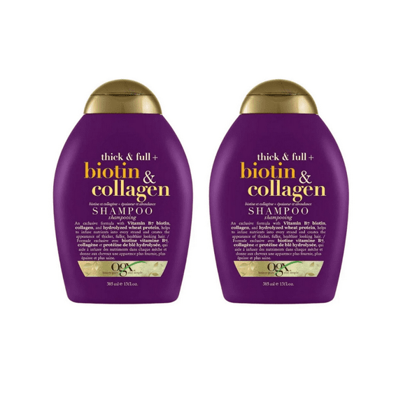 OGX Biotin and Collagen Shampoo 385 ml -2 Pack