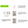 thumbnail image 4 of LAICAIW Wine Rack and Wine Glass Holder-Hold 4 Wine Bottles and 6 Glasses-Perfect for Home Kitchen Decor & Kitchen Storage Rack, 4 of 6