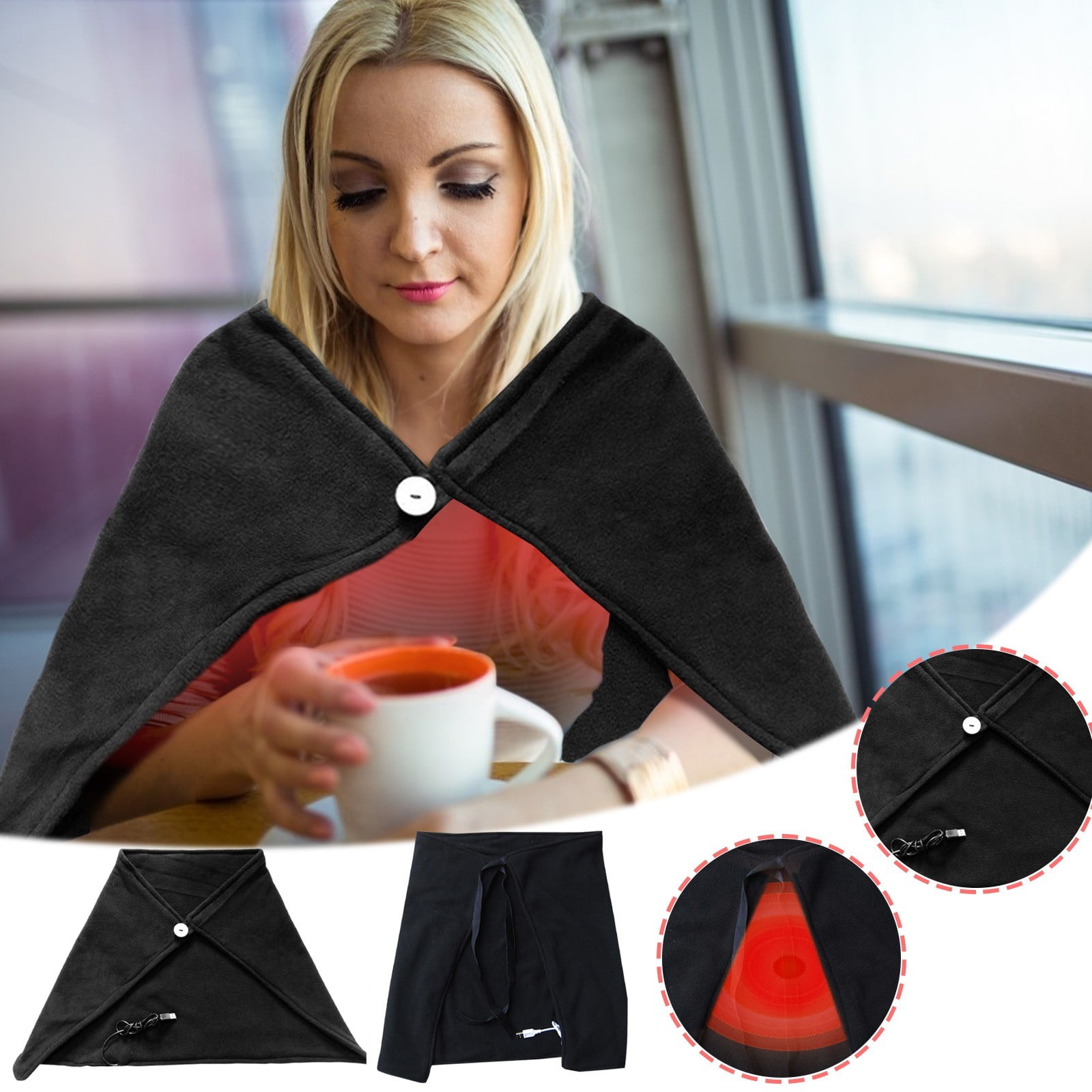 Holiday Savings! Feltree Heated Electric Blankets Soft Cozy Fuzzy