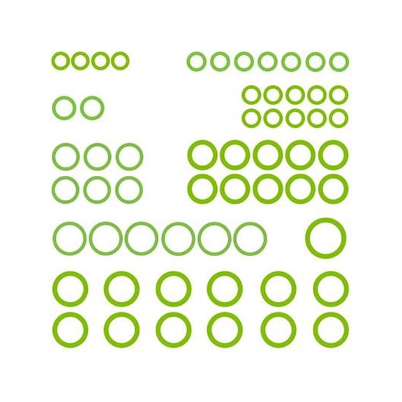 A/C System Seal Kit - Compatible with 2013 - 2019 Mazda MX-5 Miata 2014 2015 2016 2017 2018