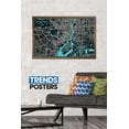 thumbnail image 2 of Tokyo - Map Wall Poster, 22.375" x 34", Framed, 2 of 3