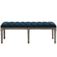thumbnail image 4 of Modway Province French Vintage Upholstered Fabric Bench, 4 of 6