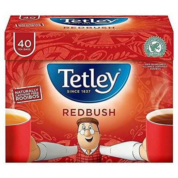 Tetley Redbush 40 Teabags (Pack of 6)