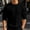 Black, variant on Men's Diamond Quilted Texture Crew Neck Sweatshirt, Loose Fit Raglan Long Sleeve Casual Pullover Top for Fall Winter Street Commute Wear Beige