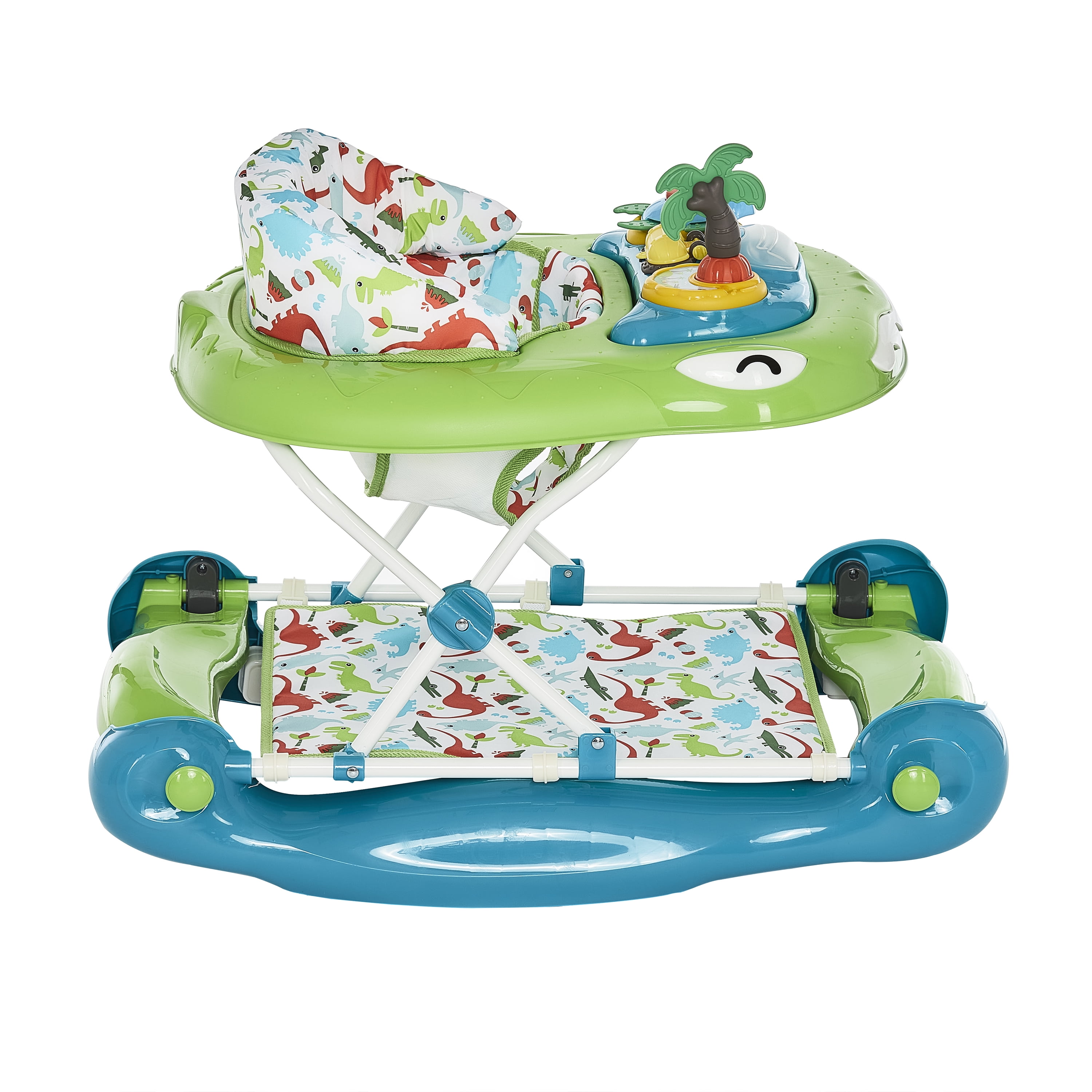 Dream On Me Baby Steps Activity Walker, Easy to Fold Baby Walker, Blue