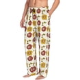 thumbnail image 2 of Xecao Sunflowers And Skull Men's Straight Lounge Pajama Pants: The Ultimate in Comfortable Sleepwear, 2 of 9