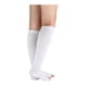 thumbnail image 4 of Calcetines de compresión unisex sin dedos, hasta la rodilla, transpirables, elásticos blanco Fit Ankle circum 8"-10",Calf circum 15"-17", 4 of 5