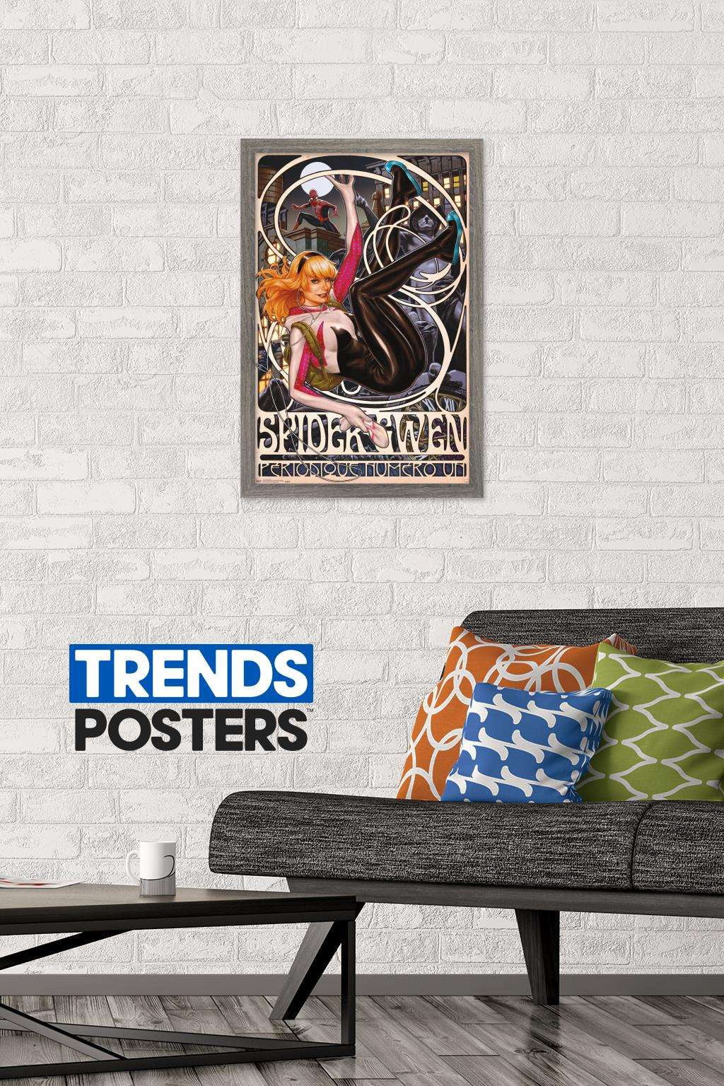 Marvel Comics - Spider-Gwen - Cover #1 Wall Poster, 14.725" x 22.375", Framed