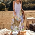 thumbnail image 2 of Easter Bunnies Rabbits Design Sleeveless Dress Woman Fashion Long Dresses Women's Summer Suit Dress 2025, 2 of 7