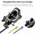 thumbnail image 2 of Yazoeia Bike Disc Brake Screw Threaded Pins,4PCS M4 TC4 Titanium Alloy Bike Disc Brake Caliper Screw Oil Disc Threaded Pin for Mountain Bike CJC912-134864, 2 of 7