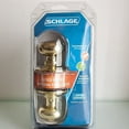 thumbnail image 2 of Schlage F51VPLY505 PB Plymouth Entry KNOB, Bright Brass, 2 of 2