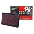 thumbnail image 1 of K & N Filtres Filtre à Air 33-2247 Chargeur de Filtre; Lavable; Rouge; Gaze de Coton; Panneau, 1 of 3