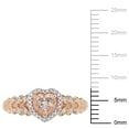 thumbnail image 3 of Everly Women's Morganite 10K Rose Gold Engagement Ring, 3 of 8