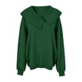 thumbnail image 4 of Breezora Chandail en Tricot pour Femmes avec Col Rond Manches Longues Ajusté Confortable Décontracté pour Style Moderne Taille P Vert, 4 of 4