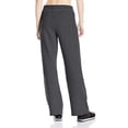 thumbnail image 2 of Hanes Womens ComfortSoft EcoSmart Petite Open Leg Sweatpants, S, Slate Heather, 2 of 2