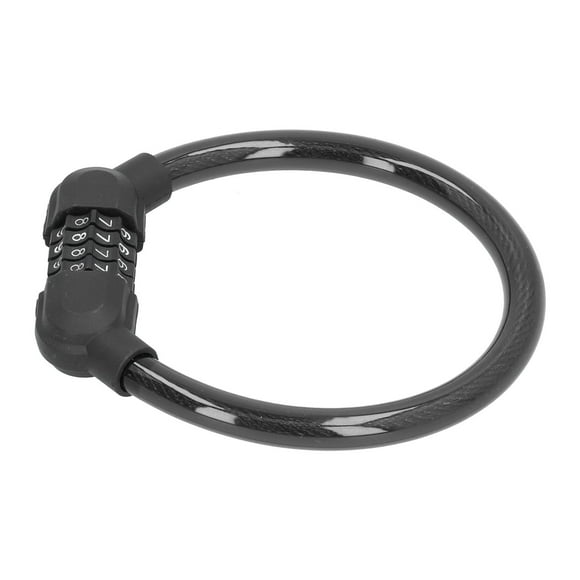 Serrure de Vélo, Verrous de Bicyclette à 4 Chiffres à Haute Sécurité pour Cycliste pour Vélo Noir