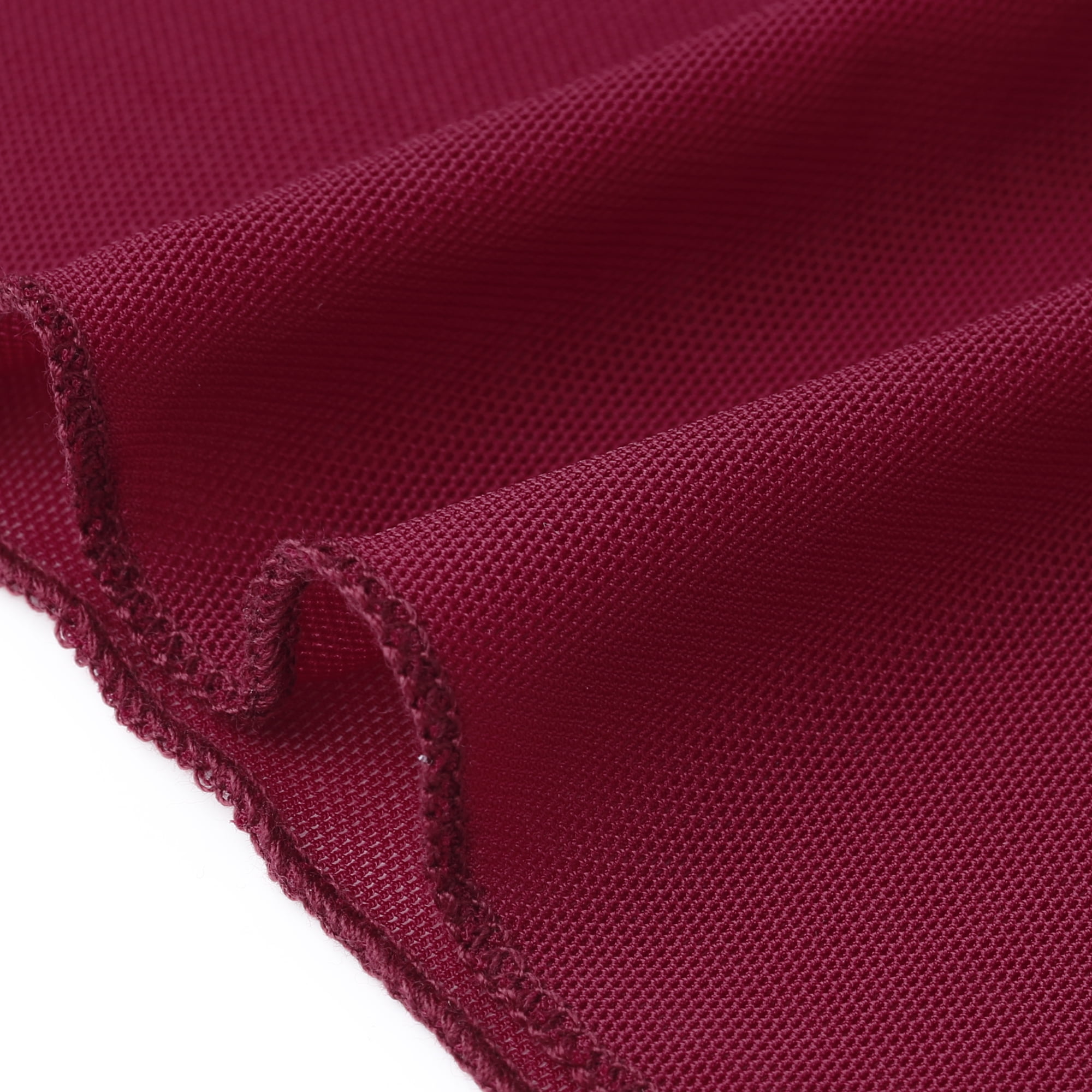 Women's Plus Shirt 3/4 Sleeve Scoop Neck Double Layers Blouse Top 2X Burgundy