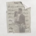 thumbnail image 4 of First Dance Song Lyrics - Personalized Husband And Wife Blanket, 4 of 7
