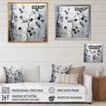thumbnail image 4 of Designart "Iron Ivy Leaves In Monochrome I" Leaves Canvas Art Print, 4 of 7