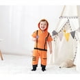 thumbnail image 2 of Toimothcn Toddler Boys Romper Short Sleeve Casual Astronaut Shaped Hooded Romper Soft Loose Fit Jumpsuit Leisure Kids Clothes, 2 of 6