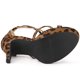 thumbnail image 5 of Sandalias con Correa de Tobillo y Plataforma con Cremallera y Tacón de Aguja para Mujer Allegra K Leopardo 36, 5 of 6