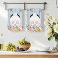 thumbnail image 3 of Easter Kitchen Towels Set of 4, Spring Watercolor Bunny Eggs Flower Wood Grain Blue Absorbent Dish Towels for Kitchen, Microfiber Hand Towel, Quick Drying Tea Towel for Cleaning Decorative Dishcloths, 3 of 7
