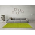 thumbnail image 3 of Ahgly Company Machine Washable Indoor Rectangle Abstract Yellow Contemporary Area Rugs, 6' x 9', 3 of 4