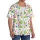 thumbnail image 2 of Fotbe Happy Easter Camisa Estampada de Manga Corta para Hombre, Casual de Verano, Estilo Playero, Sin Arrugas-Large, 2 of 5
