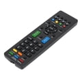thumbnail image 2 of Control remoto de televisión, ABS Durable Negro Televisión Control remoto de TV para control remoto Sharp Robusto y resistente, 2 of 8