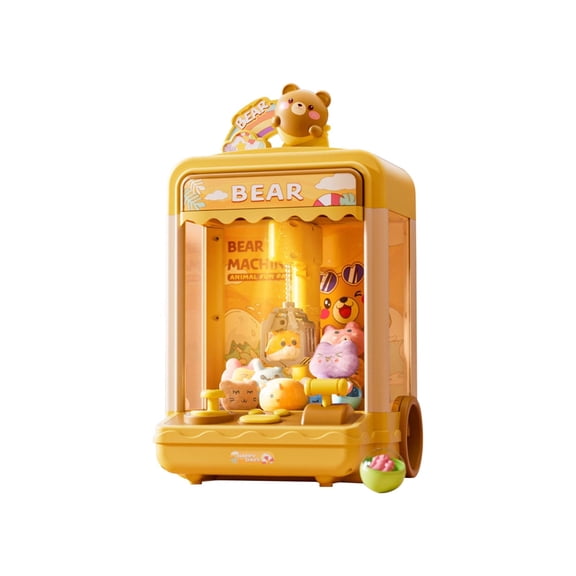 Plastic Mini Candy Vending Machine Toy For Kids With Lights Sounds Prizes Surprise Eggs