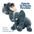 thumbnail image 2 of Peluche De Elefante Almohada Gris Oxford 65 cm, 2 of 5