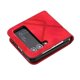 thumbnail image 3 of Funda de cuero con estampado de líneas para Samsung Galaxy Z Flip4, 3 of 4
