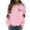 Pink, variant on Siilsaa Sweatshirt Dresses Women Sweatshirts for Women Crewneck Long Sleeve Shirts Tunic Tops for Leggings Fall Fashion Pink,M