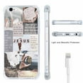 thumbnail image 2 of Jesus Quotes Case for iPhone SE/8/7,Aesthetic Art Design Pattern Soft TPU Bumper Case Cover, 2 of 5