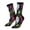 3 Black, variant on Colorful Fishing Lures Print Adult Socks for Men & Women,Calf Socks, Ankle Socks,Boots Socks,Breathable Casual Sock,Unisex Crew Socks