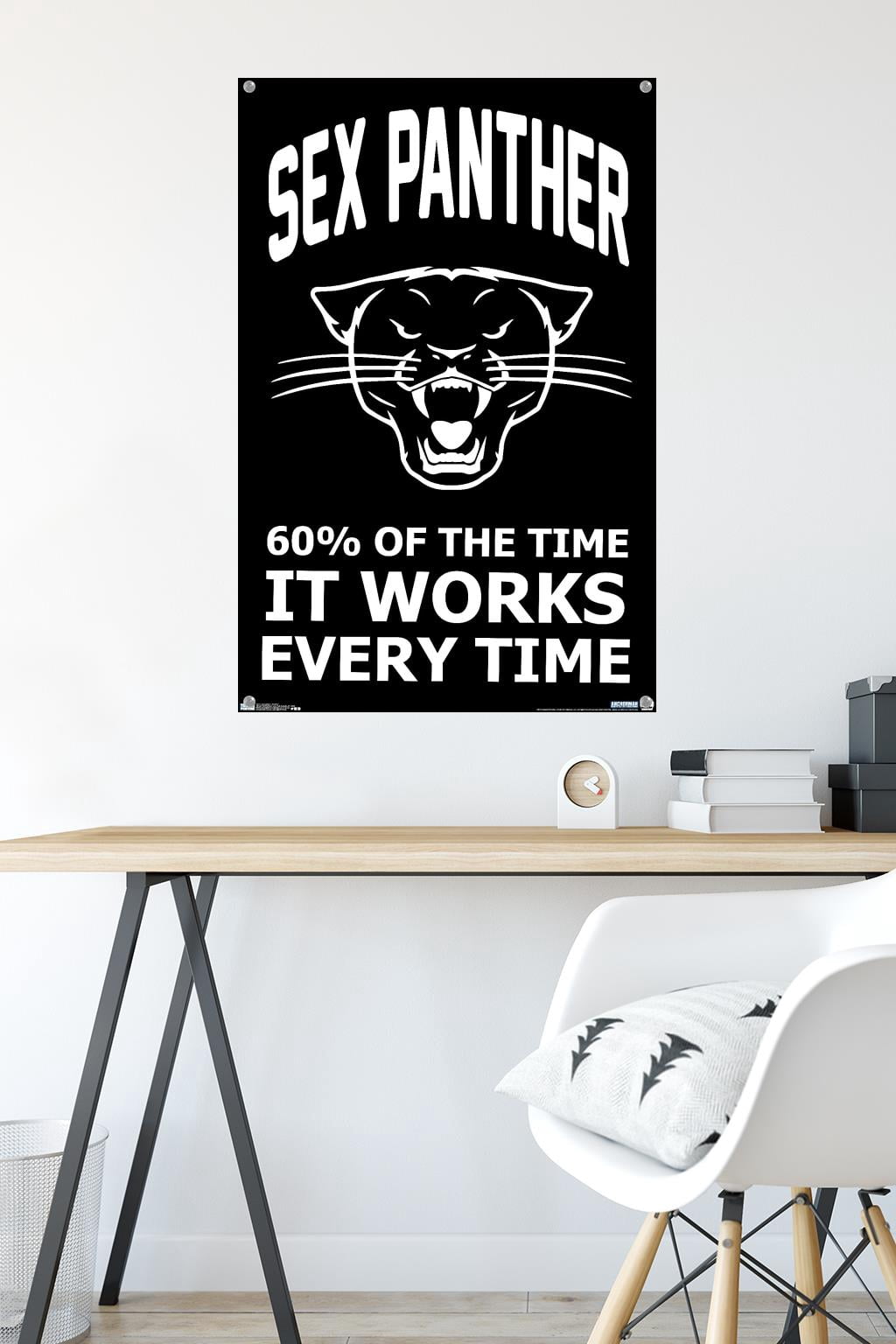 Anchorman - Panther Wall Poster with Pushpins, 22.375" x 34"