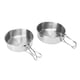 thumbnail image 4 of Kit de desorden de utensilios de cocina para acampar, Tazón de acero inoxidable para exteriores Tazón plegable de acero inoxidable Tazón de acero inoxidable portátil para aca, 4 of 9
