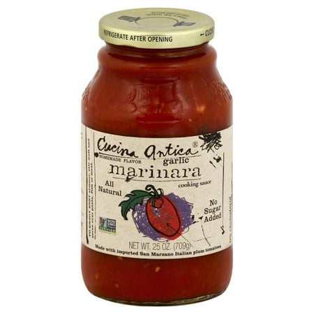 Cucina Antica Garlic Marinara Sauce ( 12x25 OZ) (Best Store Marinara Sauce)