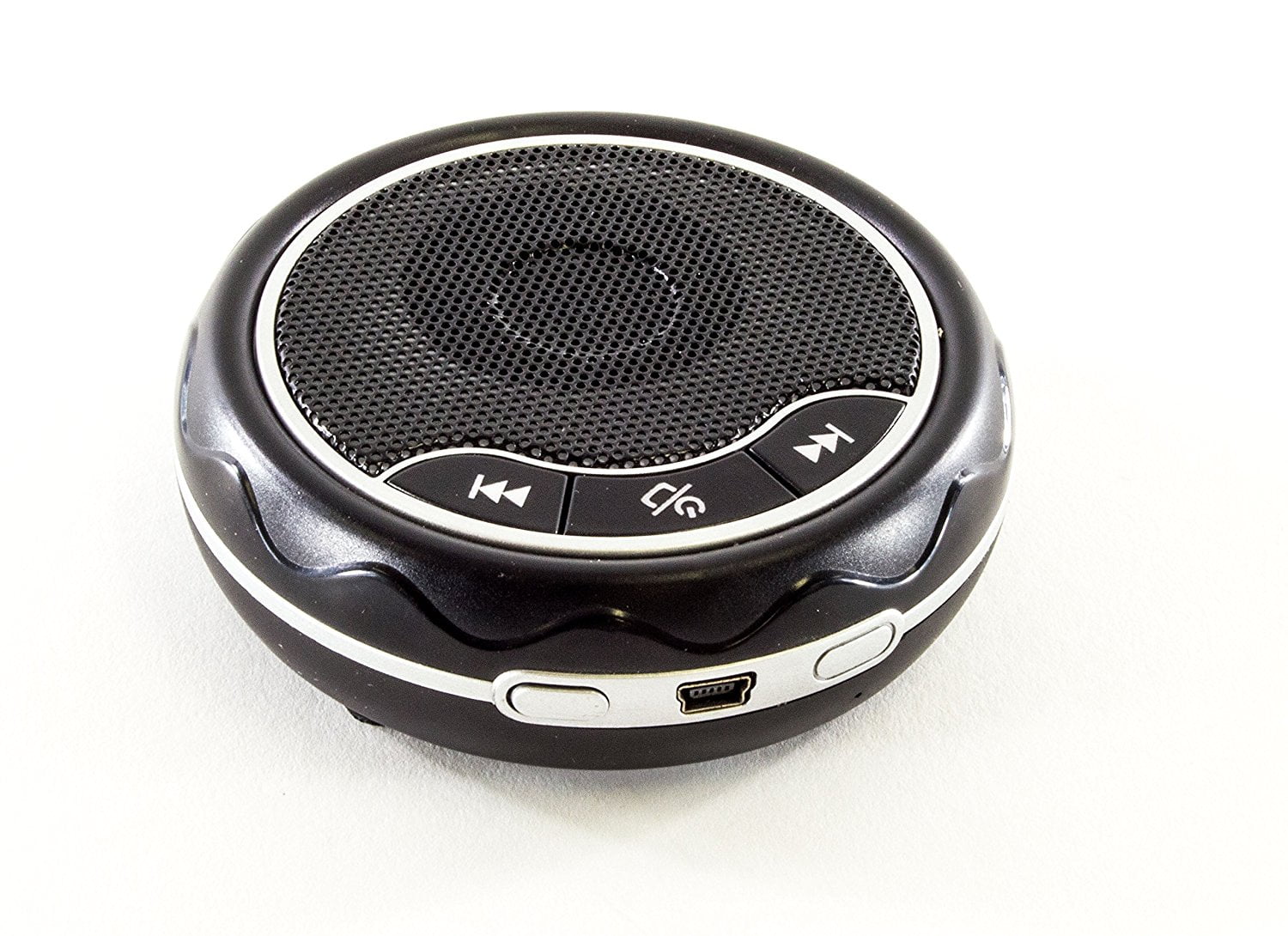 Echo and Noise Cancellation Hands-Free Science Purchase Portable Rechargeable Bluetooth Multipoint in-Car Speakerphone Includes USB Car Charger and Visor Clip