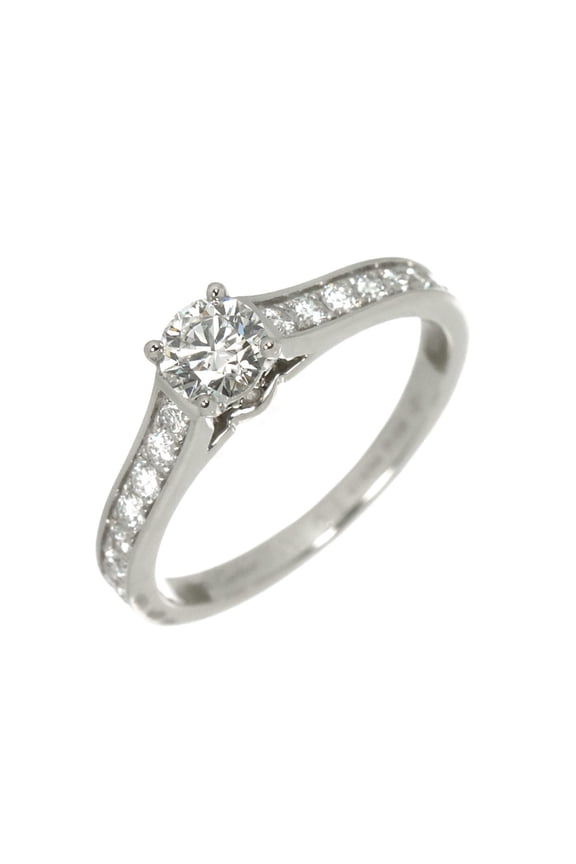 Pre-Owned Cartier 1895 Solitaire Ring, Size #48, 0.31ct Diamond, H VS1 Clarity, 3EX Cut,...