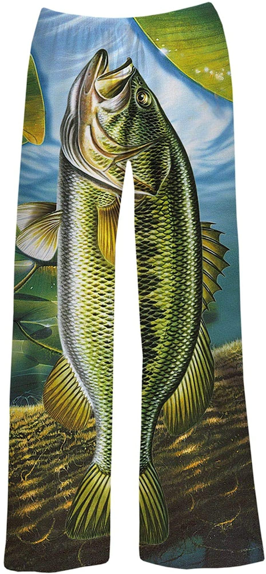 Fish print pants Clearance