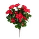 thumbnail image 2 of Azalea roja artificial de seda para interiores y exteriores., 2 of 4