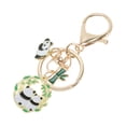 thumbnail image 5 of Unique Bargains 1 Pc Handbag Charms Keychains Animal Type 3 Bag Accessories Black White, 5 of 5